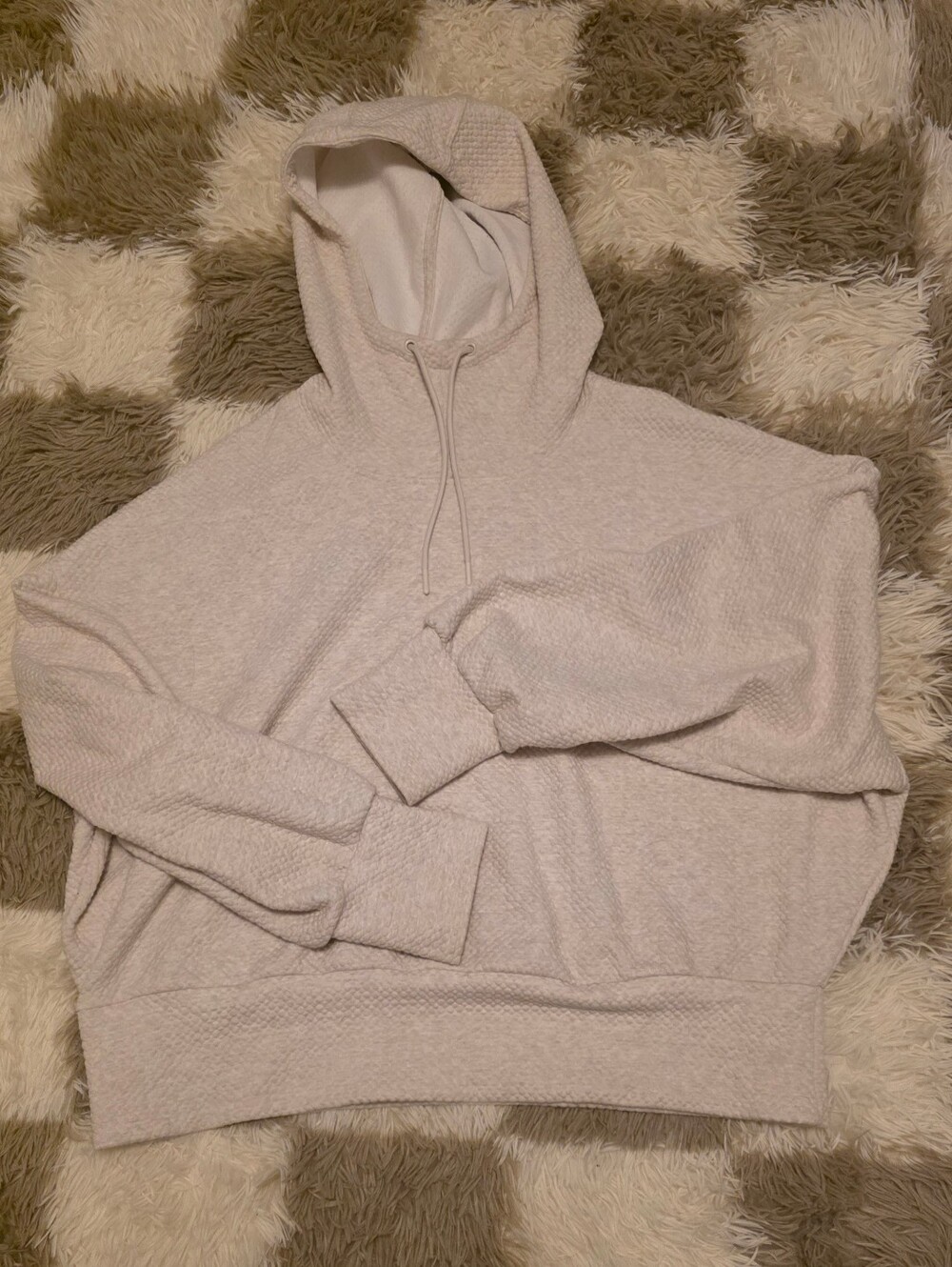 Women's Old Navy Active Light Beige Pullover Hoodie - Casual Comfort